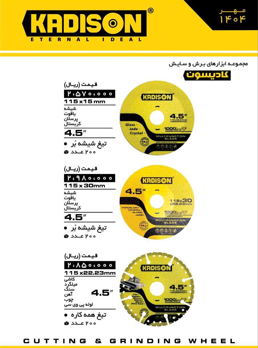 پخش انواع تیغه های همه کاره