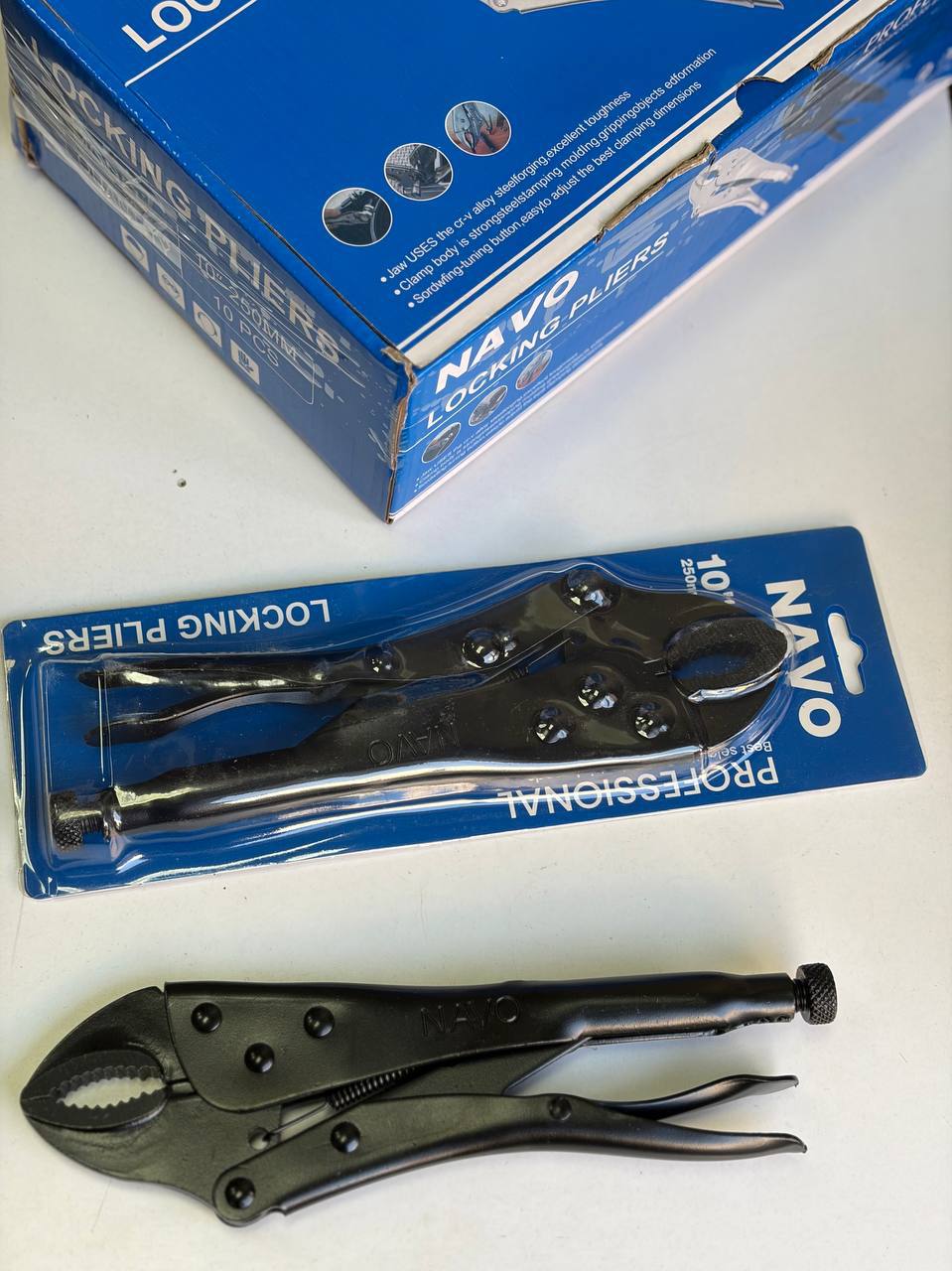 انبر قفلی "۱۰ درجه یک