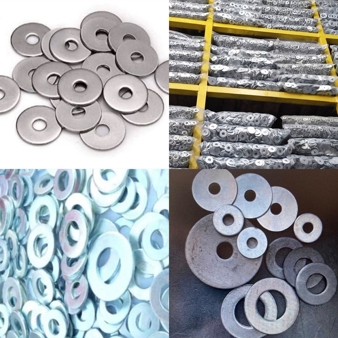 واشر اهنی سایزهای مصرفی و سفارشی ضخیم