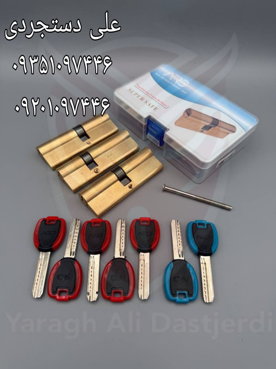 سیلندر ۶۰*۳۰ ۴۵*۴۵ ۵۰*۴۰ کلید کارگری ارگ ARG کارتن ۱۰۰ عدد