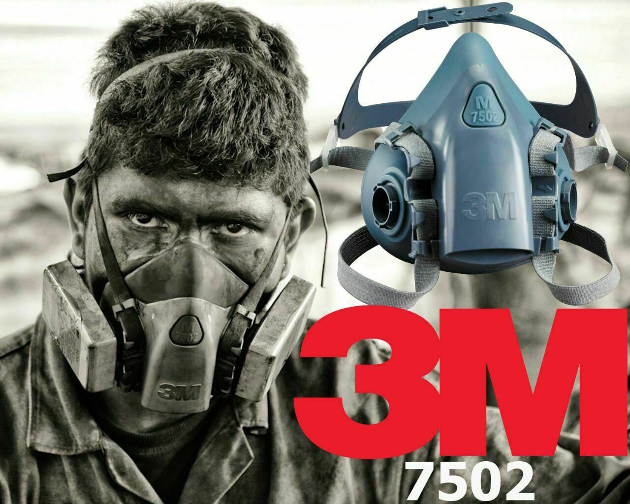 ماسک نیم صورت 3M _ 7502