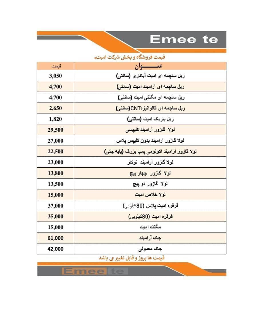 محصولات برند امیت درحال پخش