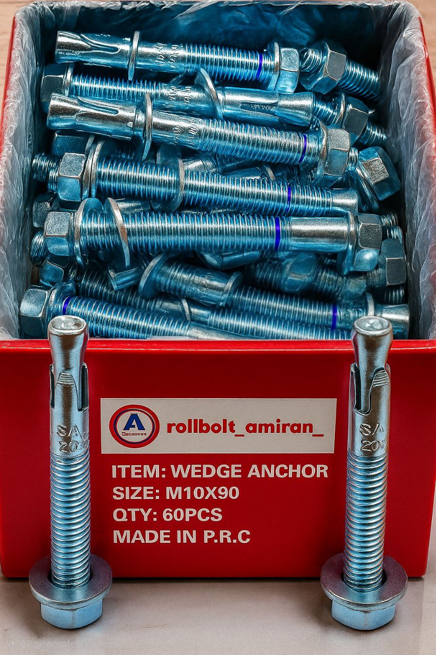 بازرگانی امیران®️ رولبولتHSA پیچ سرمته،ام دی اف