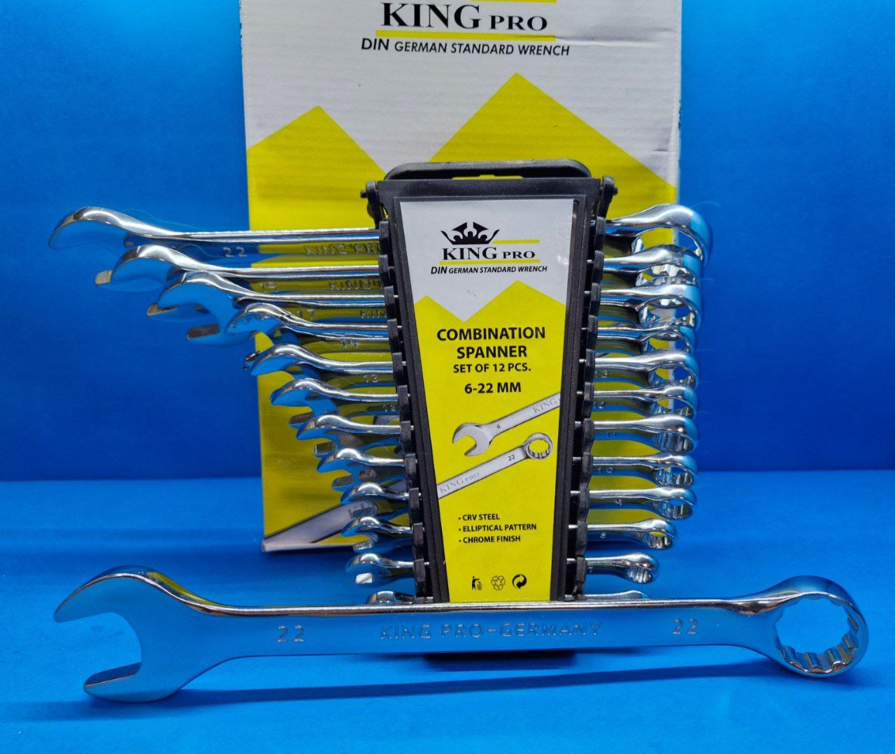 آچار پلکانی 12 عددی کینگ پرو 