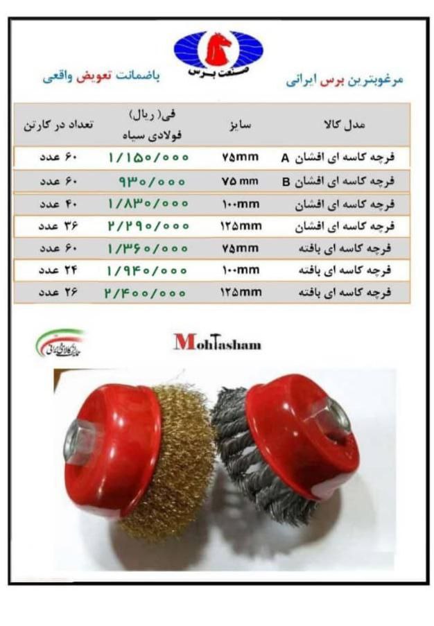  تمیزی و درخشندگی ابزار و قطعات با فرچه‌های صنعت برس 