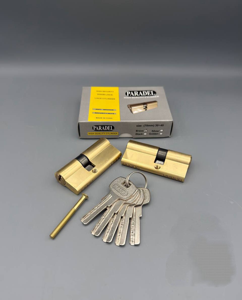  سیلندر 7 بدنه برنج پارادل کلید بلندآهنی/ بدنه کامل برنجی کیفیت عالی/شرکتی دارای ضمانت تعویض کارتن 6