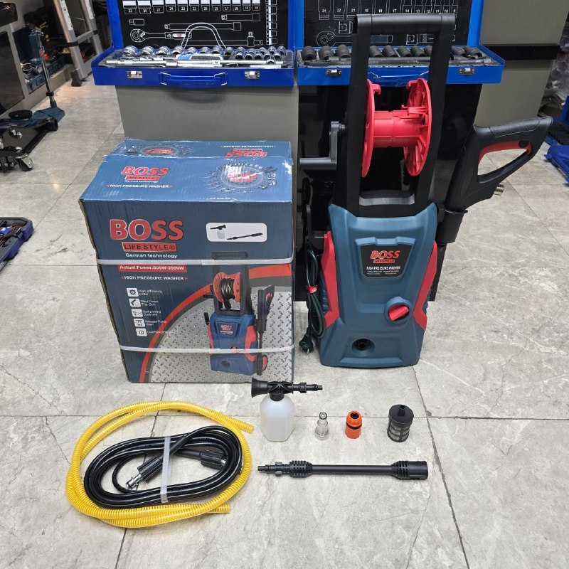 ⭐️ کارواش ایستاده قرقره دار باس