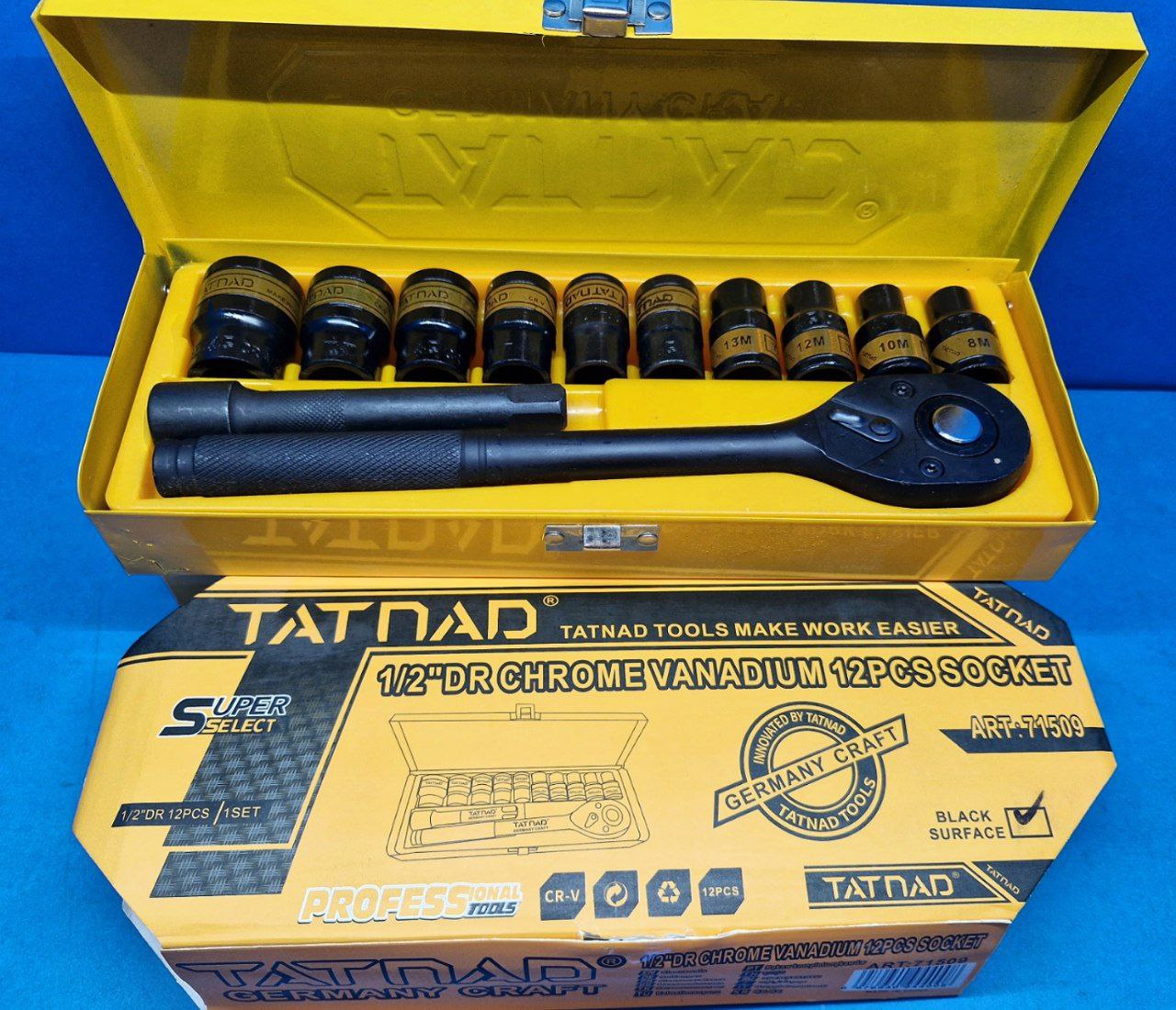 بکس 12 پارچه جعبه فلزی TATNAD