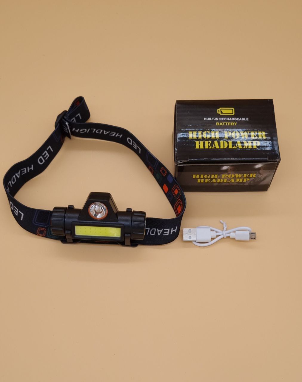  چراغ پیشانی شارژی. هدلایت