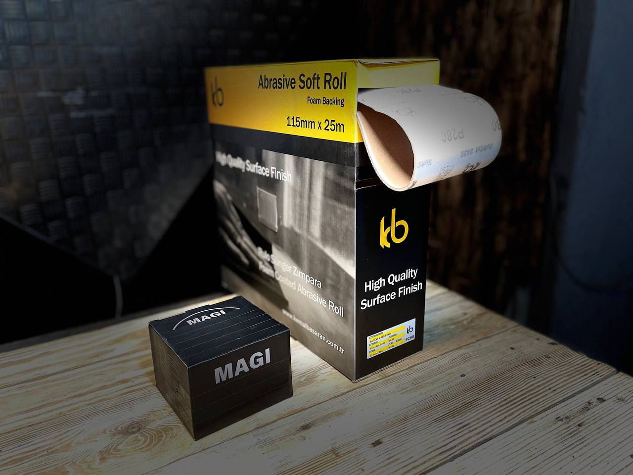 سنباده رول ابرى