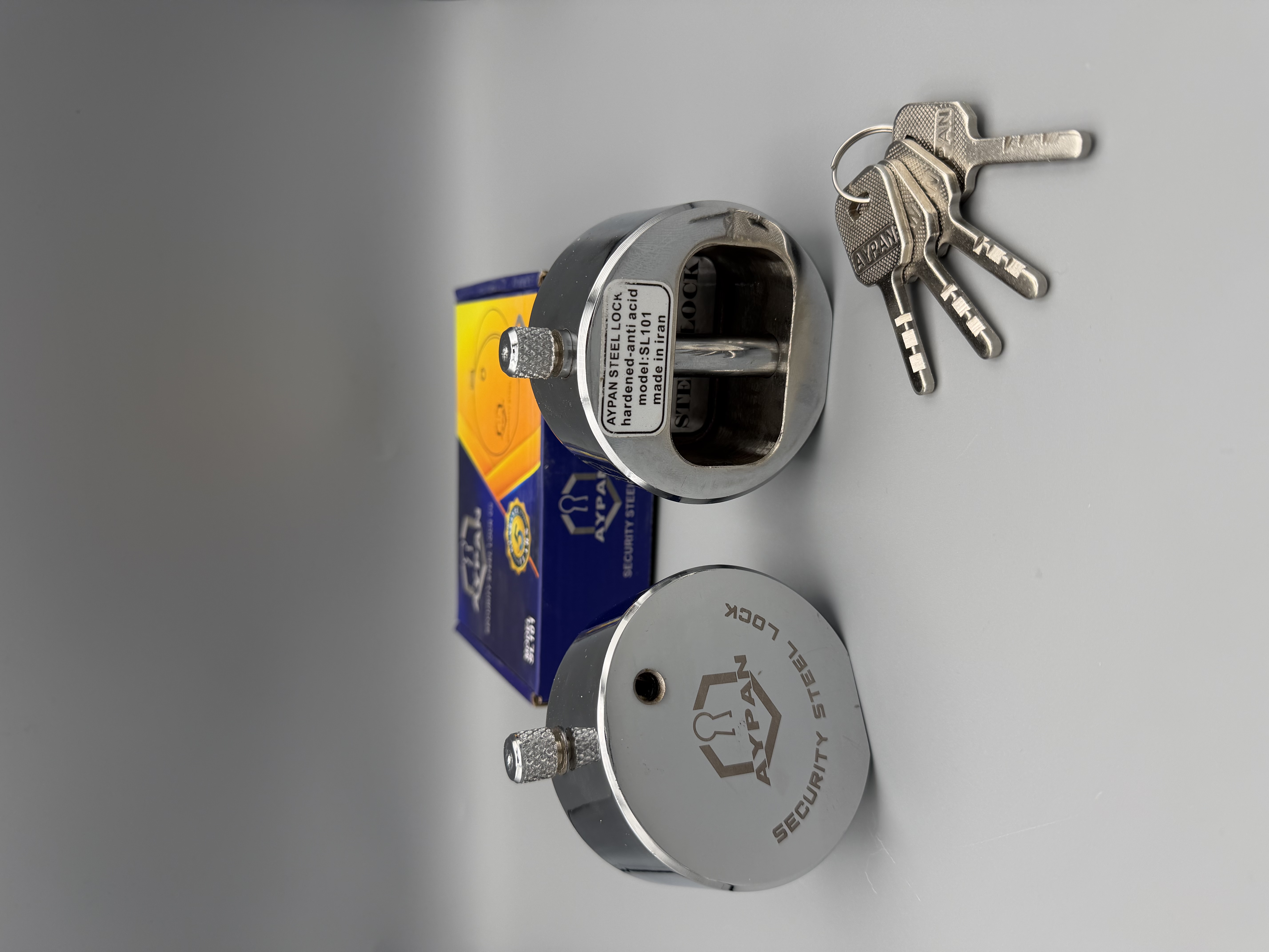  قفل پشت بسته سایز۸۰ AYPAN کلید سولکسی(ضد اسید،ضد برش)⭐️ کیفیت بالاتر از برندهای مشابه،با ضمانت⭐️ کا