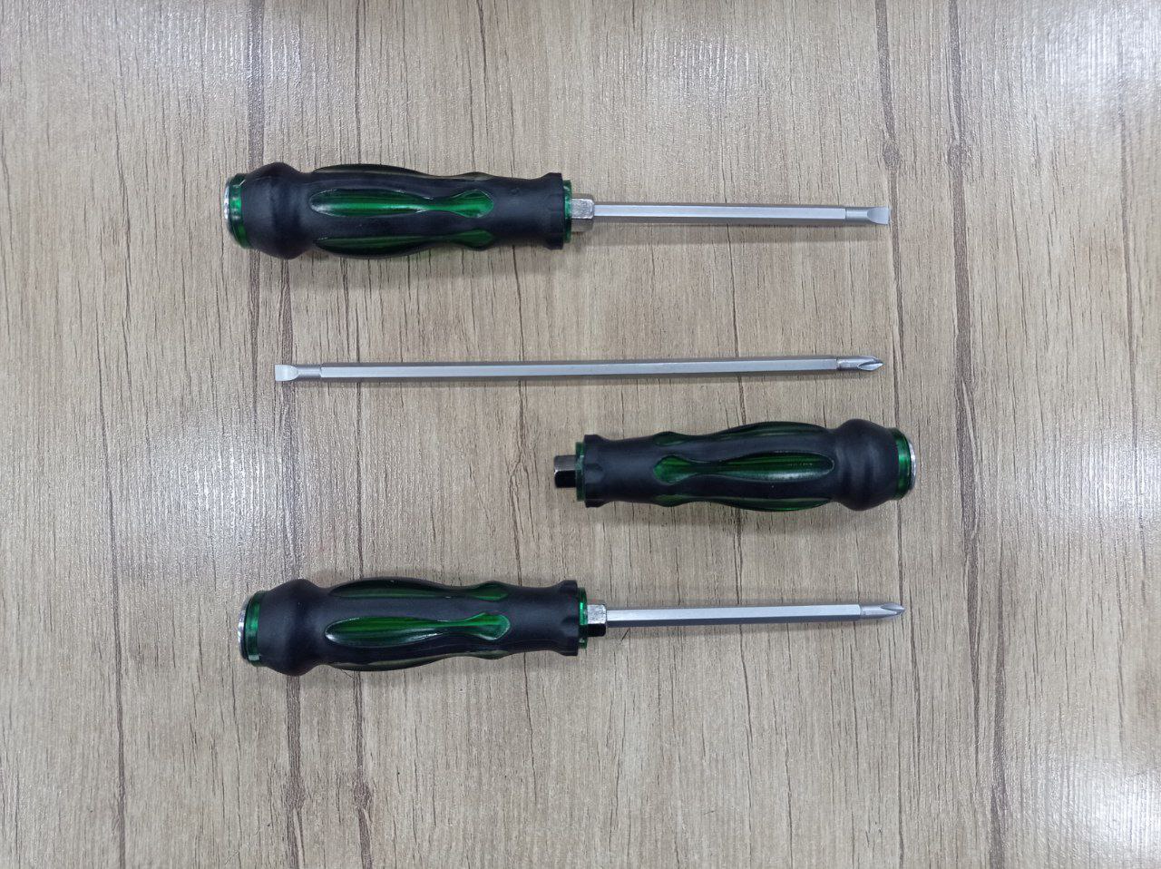 پیچ‌گوشتی دوطرفه ضربه‌خور ۱۲۵×۶