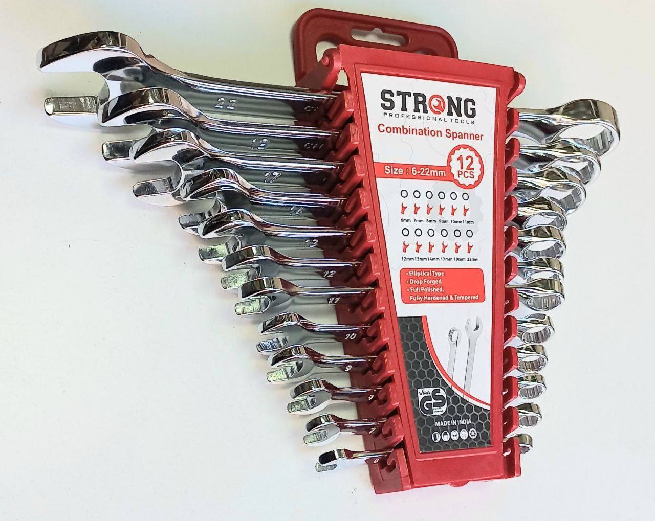 آچار یکسر ۱۲ عددی پلکانی ۶ تا ۲۲