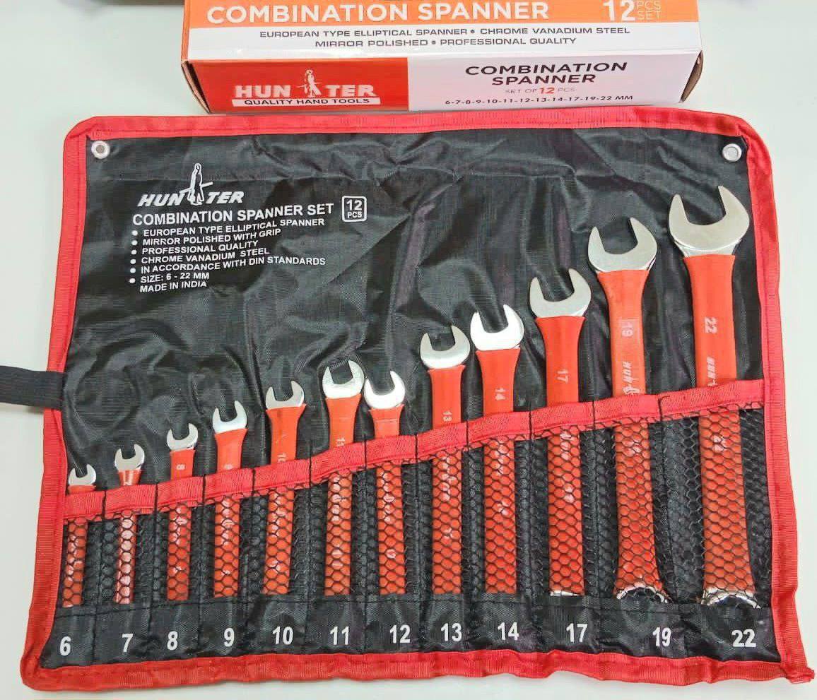 آچار یکسر رینگ و تخت ۱۲ و ۸ عددی 