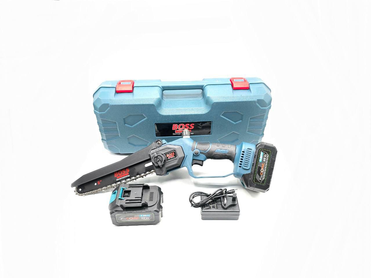 ⭐️ اره زنجیری شارژی ۲۰ سانت براشلس باس