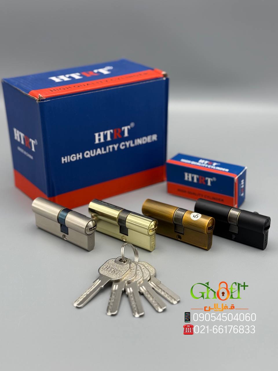  سیلندر ۷ سانت زینک HTRT با کیفیت ترین سیلندر سربی بازار ساچمه برنجی نافی دار کلید پایه بلند با ضمان