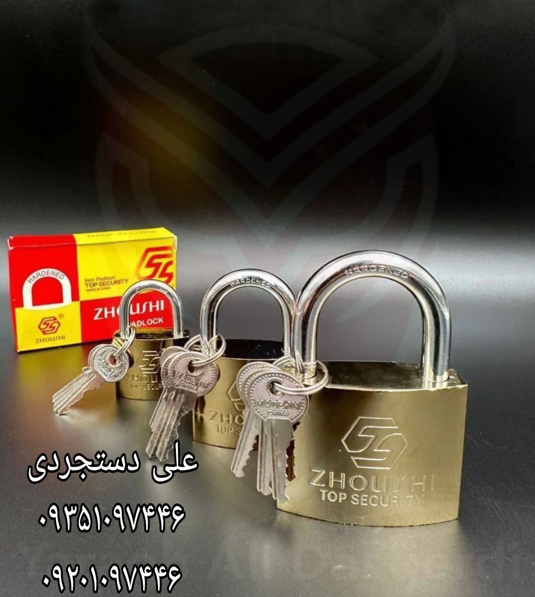 قفل آویز ۲۰ ۲۵ ۳۲ ۳۸ ۵۰ ۶۳ ۷۵ زوشی ZHOUSHI ارسال بار به تمام نقاط کشور 09351097446 09201097446 02166