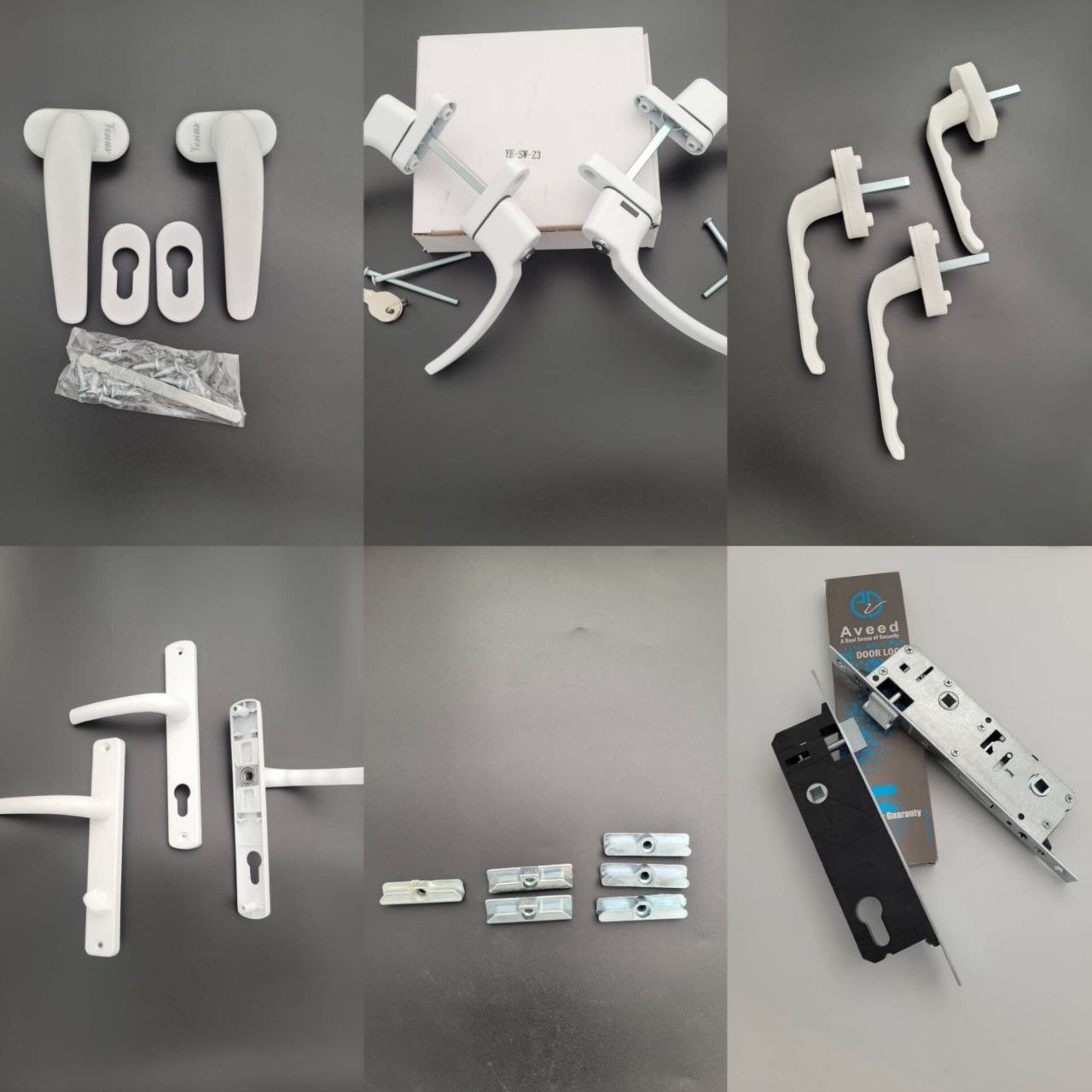 تمام یراق آلات pvc و دوجداره قیمت ها به صورت دسته اول درحال پخش