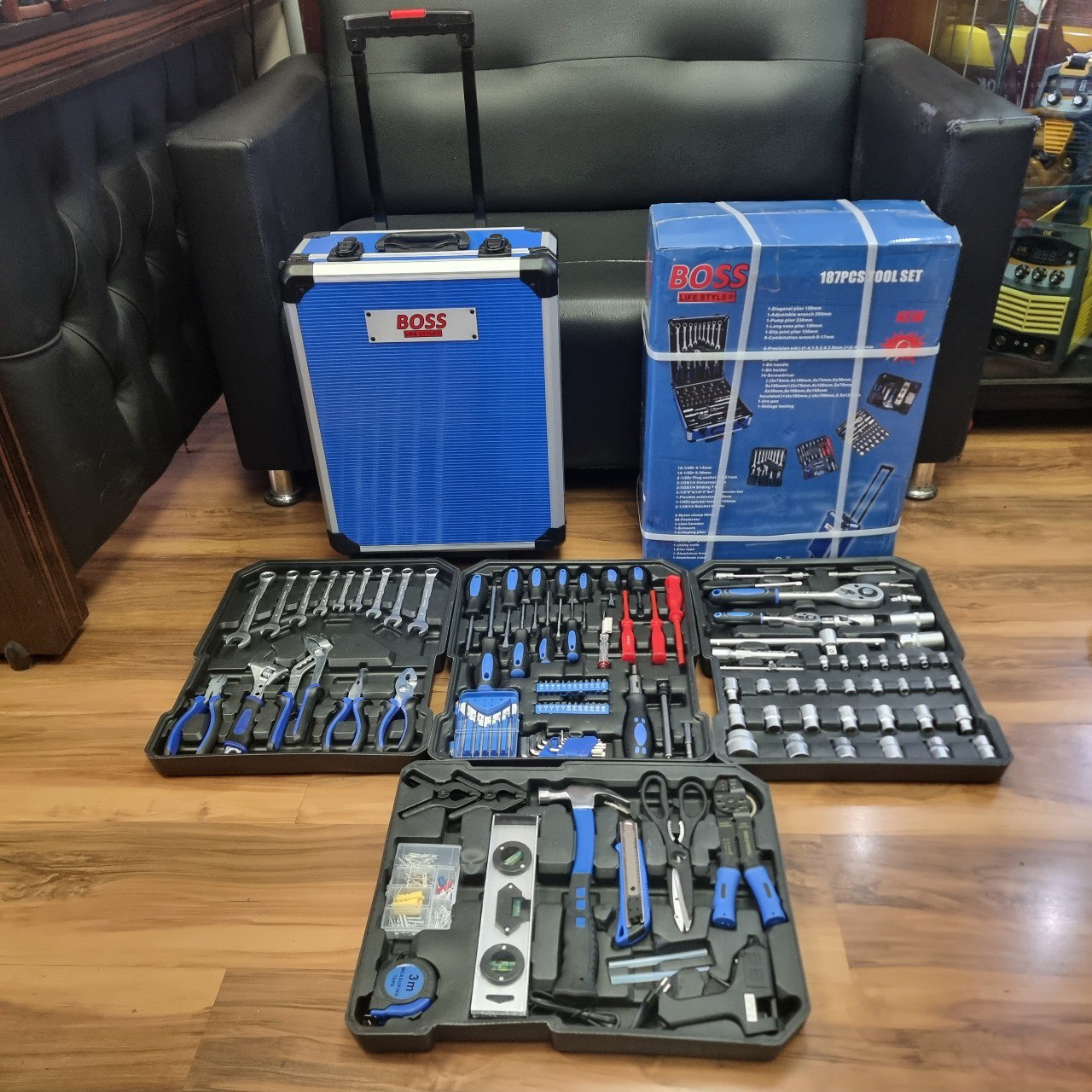 ⭐️ جعبه بکس چمدانی ۱۸۷ عددی باس 