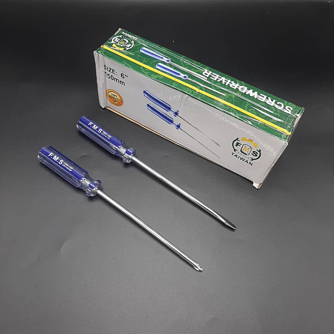 پیچ‌گوشتی 150*6 شیشه ای FMS