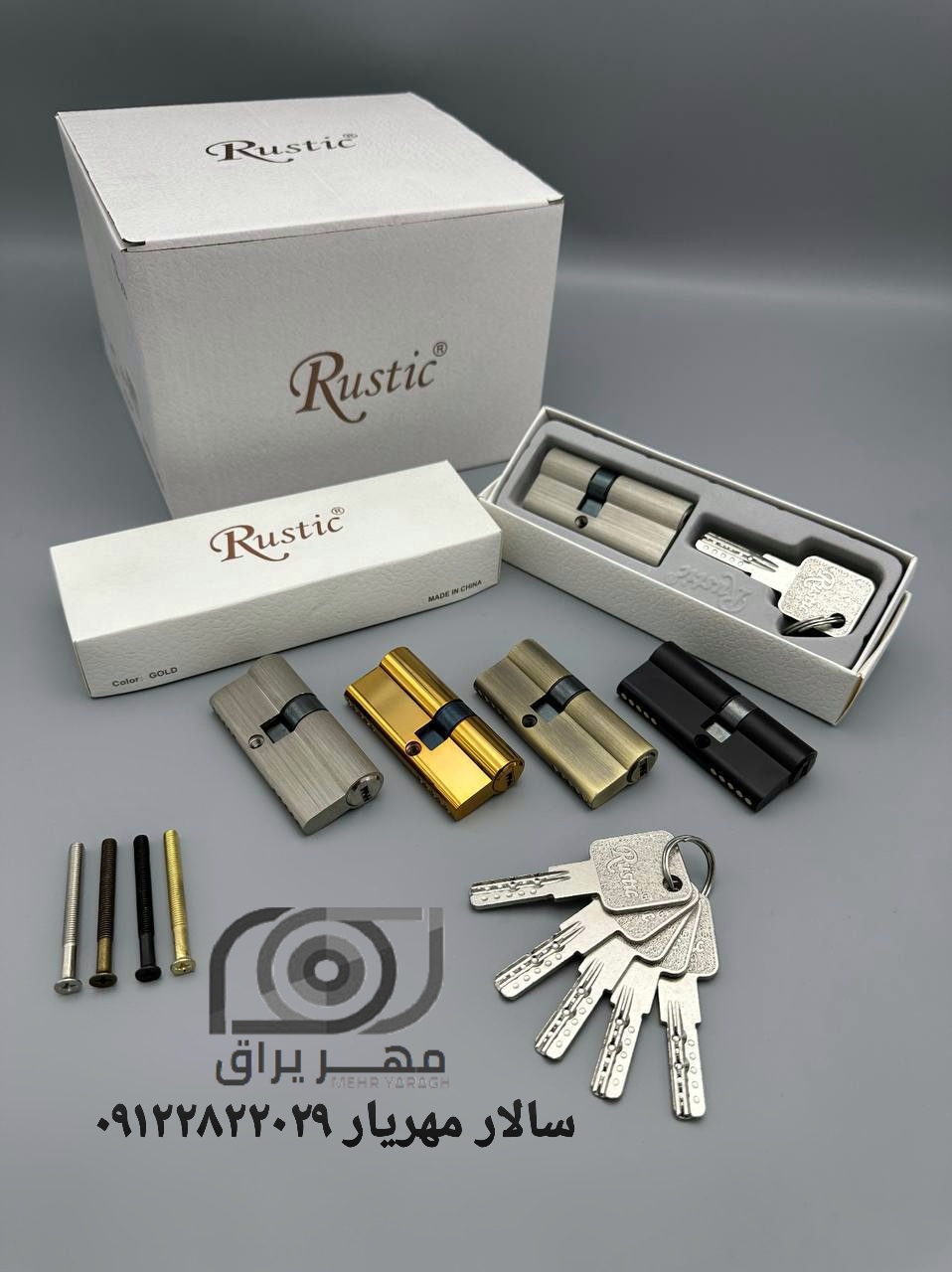 سیلندر کامپیوتری ۷سانت روستیک ROSTIK جعبه ساعتی ۵ کلید کامپیوتری 