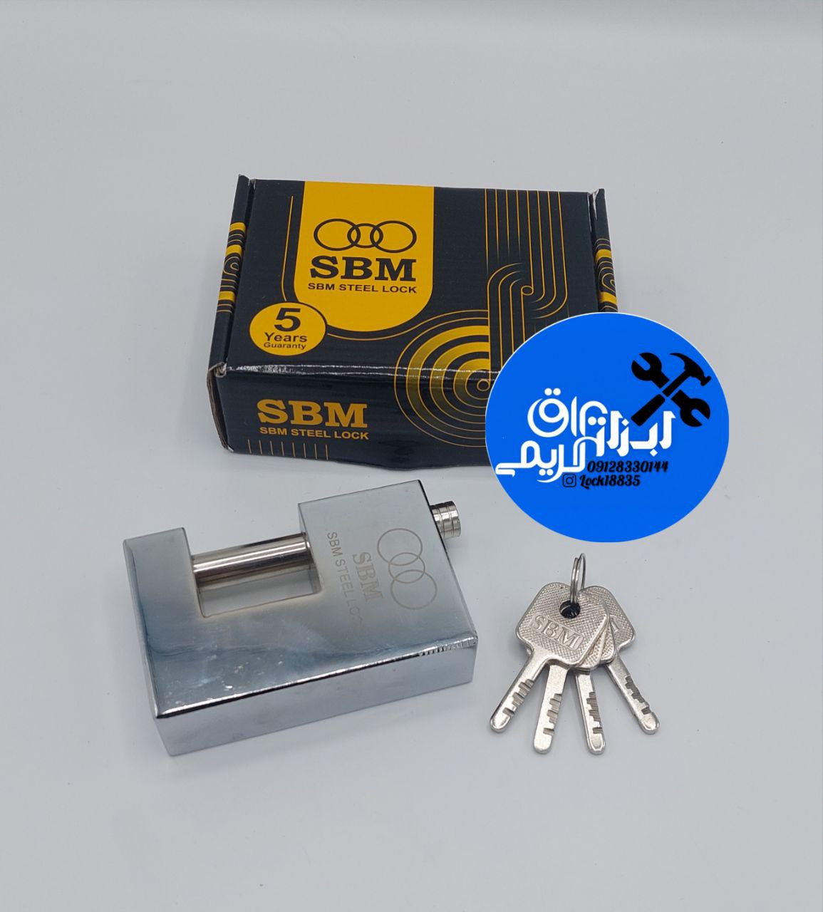 🟡 قفل کتابی سایز : 90 - 100 SBM 🟡