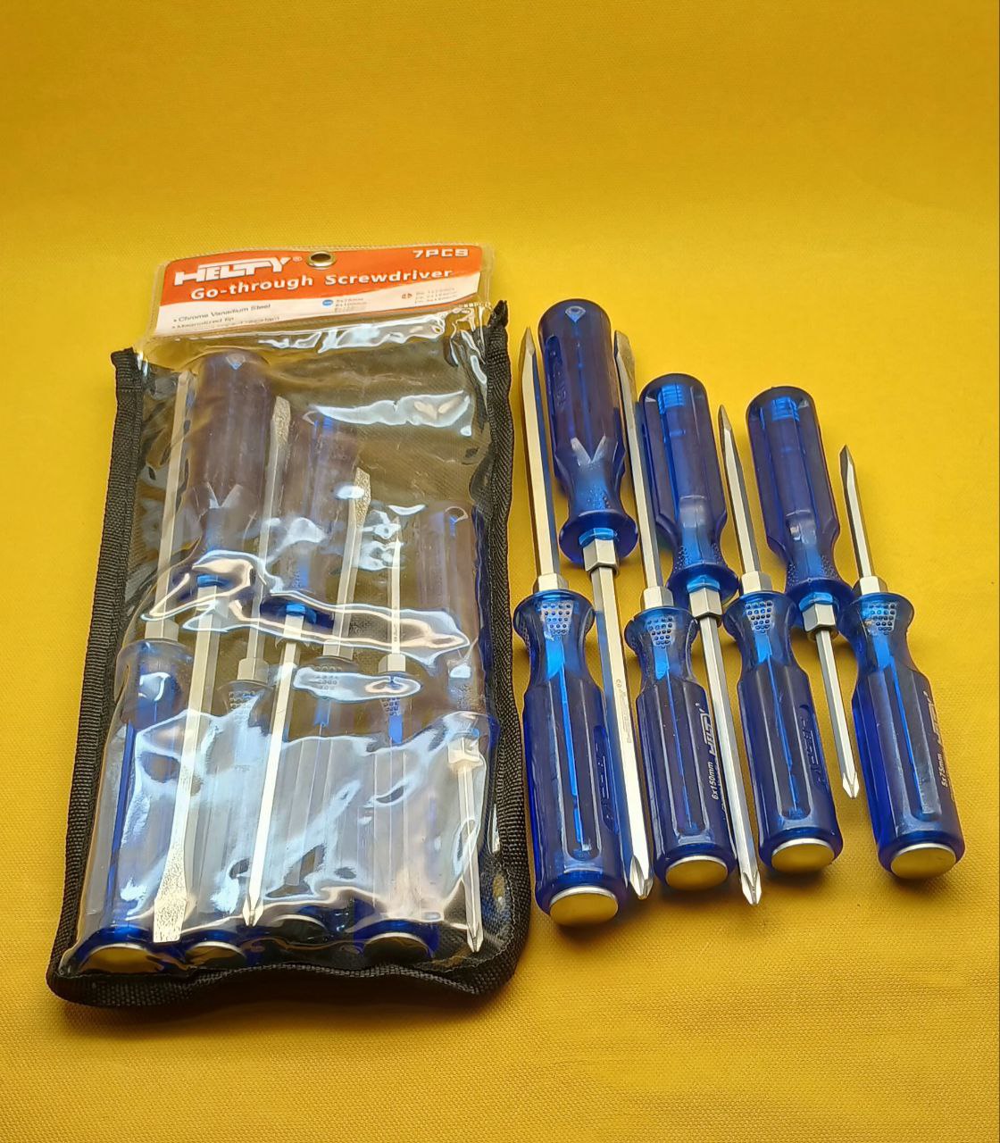 پیچ گوشتی ضربه خور 7 عددی درجه یک هیلتی 