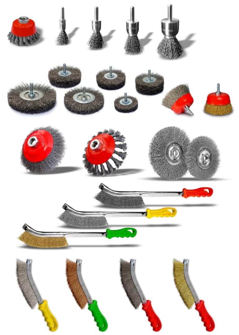 فرچه سیمی فلزی. 