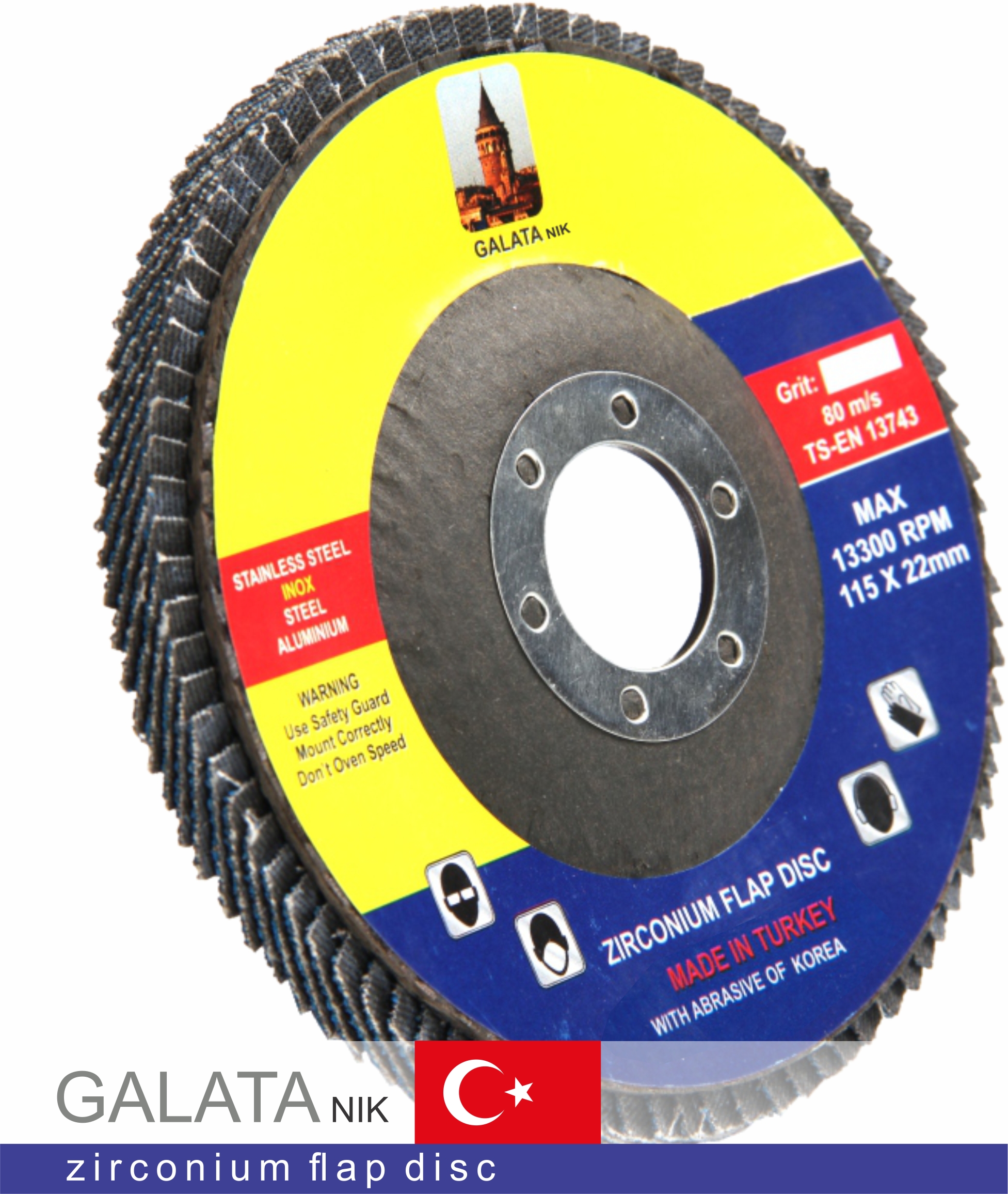 سنباده فلاپ گالاتا نیک