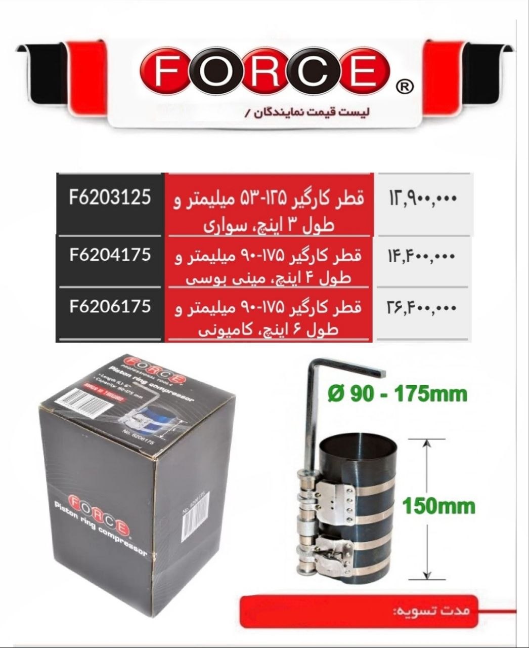 رینگ جمع کن فورس