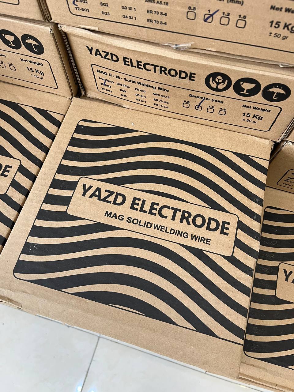 سیم جوش یزد و میکا در تمامی سایزها کف قیمت