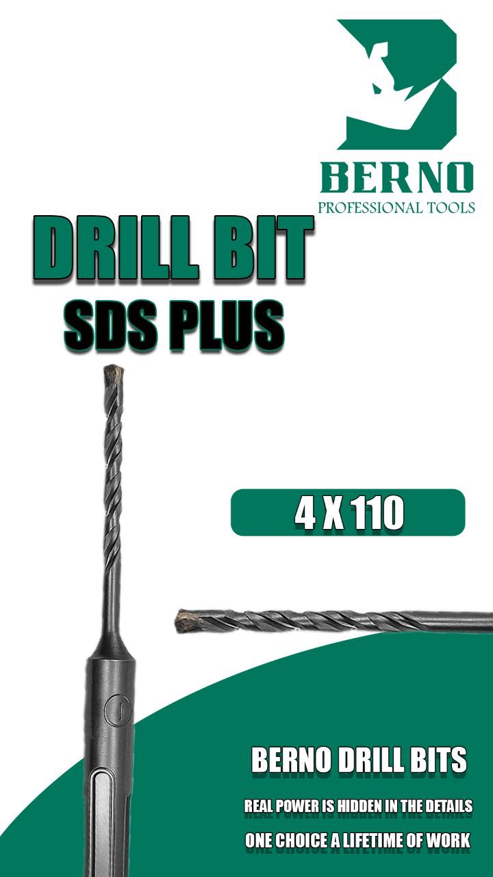 مته 4 شیار چهارالماس ۱۱ سانتی برنو