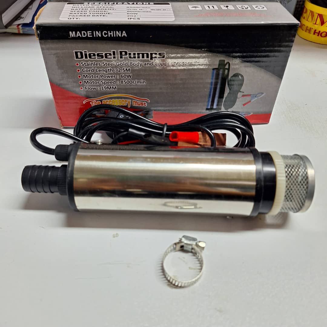 پمپ گازوییل کش داخل باک 12 ولت 