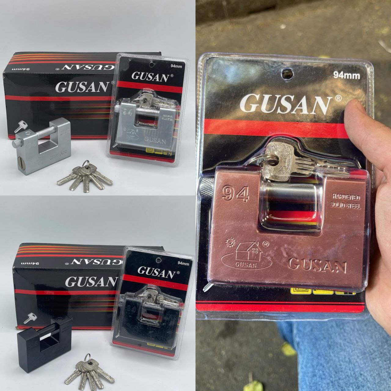 قفل کتابی ۹۴فولادی 