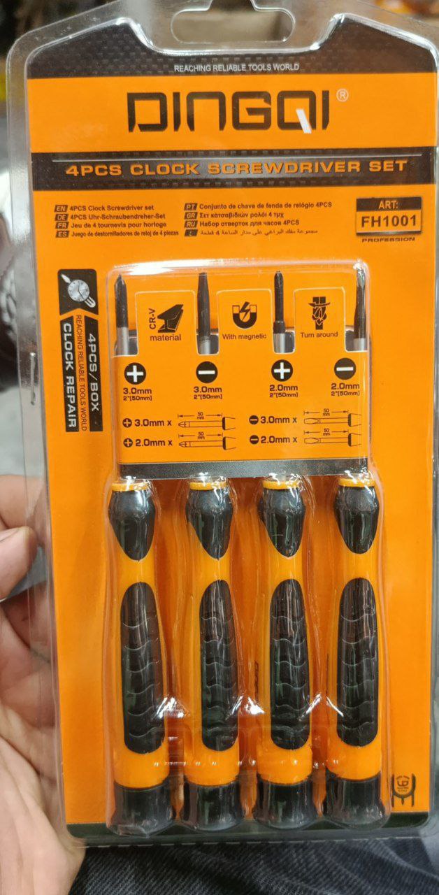 پیچگوشتی ساعتی ۴ عددی دینگی 