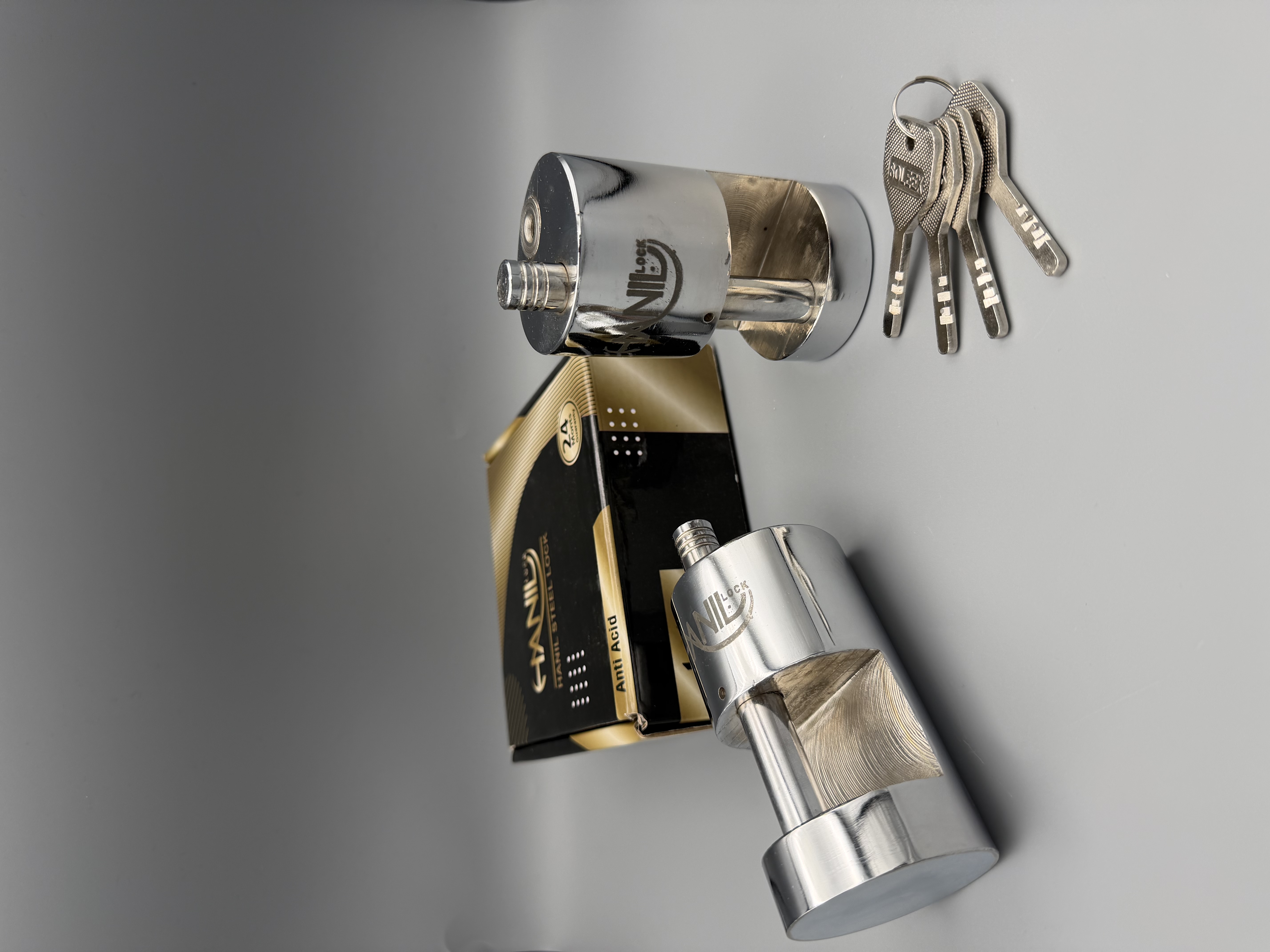  قفل استوانه هانیل کلید سولکسی-ضد اسید-ضد برش⭐️ کیفیت بی نظیر- قیمت عالی⭐️ با ضمانت-کارتن:۱۲عدد⭐️ تع