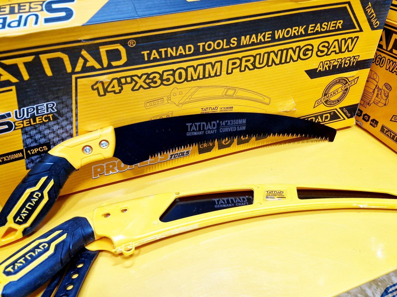 اره سامورایی غلاف دار تیغه مشکی