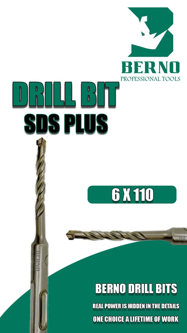 مته 4 شیار چهارالماس ۱۱ سانتی برنو