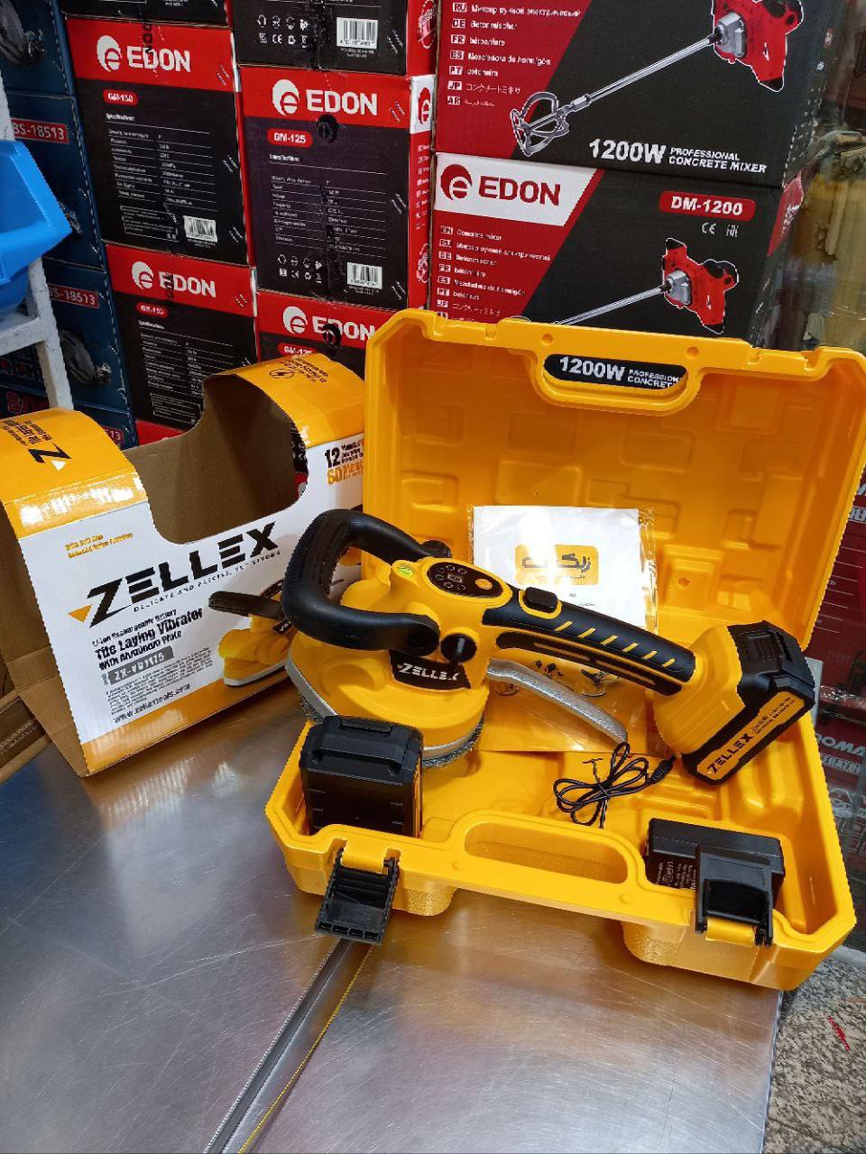 ویبره کاشی 6 اینچ زلکس دو باتری