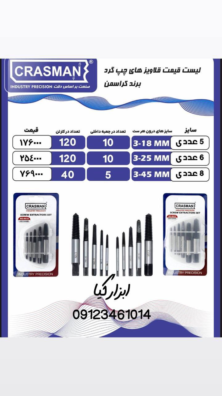 قلاویز چپ گرد کراسمن           