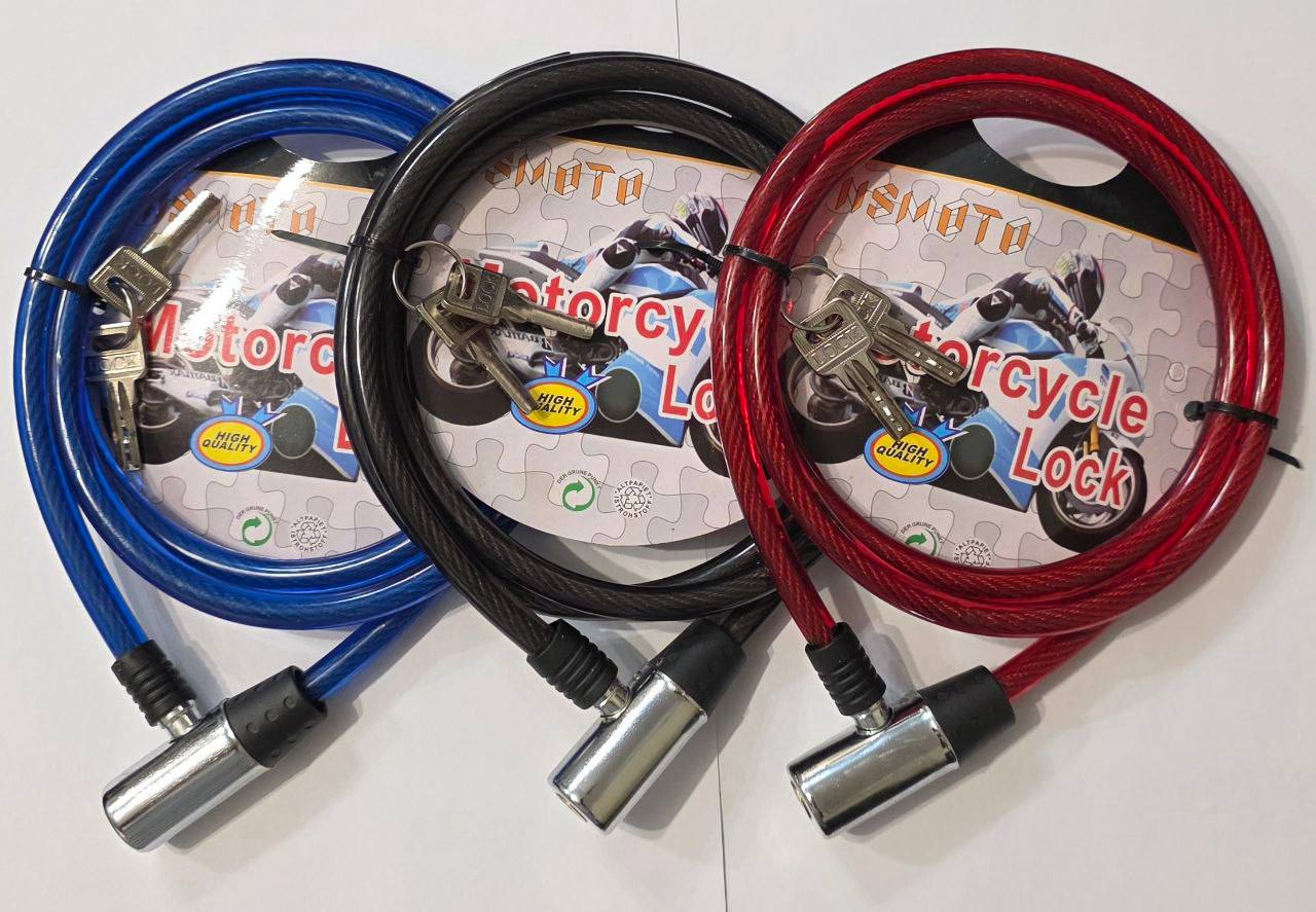 قفل دوچرخه سر فلزی