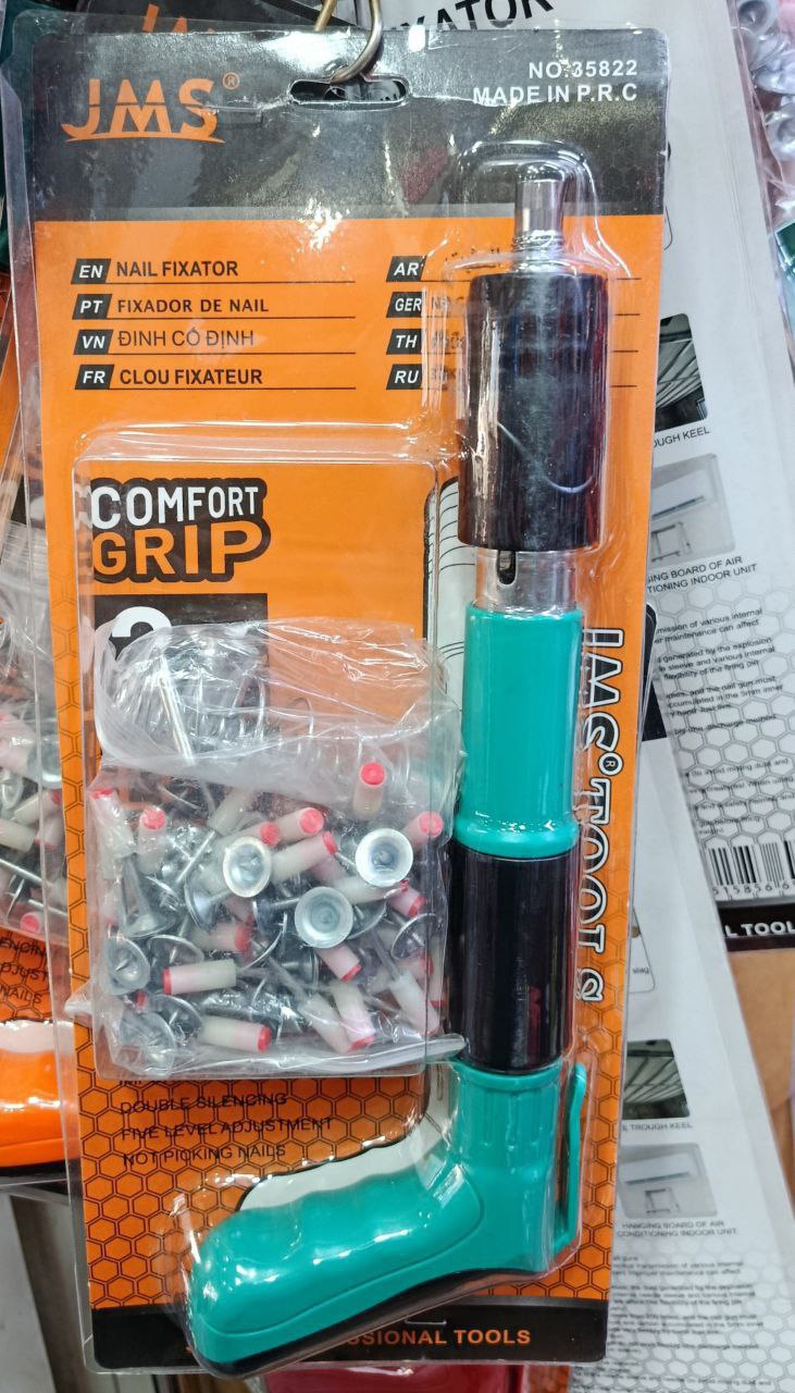 فروش ویژه به قی‌مت قبل پخش تفنگ میخکوب دستی در بازار کیفیت عالی توجههمراه با 50 عدد میخ چاشنیتوجه تع