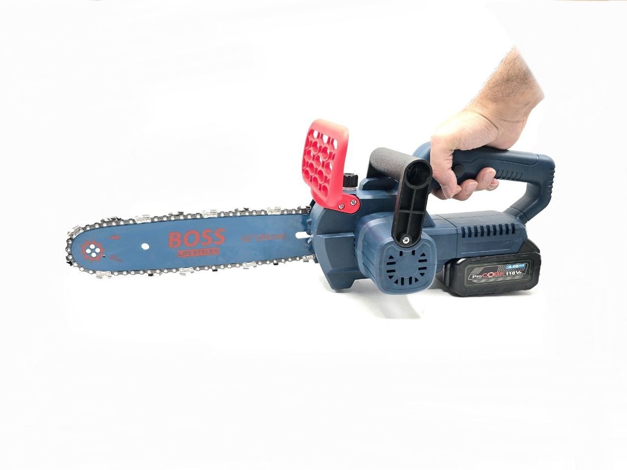 ⭐️ اره زنجیری شارژی ۲۵ و ۳۰ سانت صنعتی کیفی دو ساطور باس