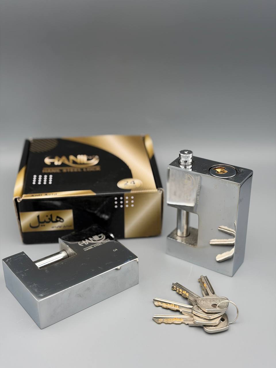  قفل کتابی کلید پله ای هانیل کلید پله ای برنج-مغزی برنج⭐️ کیفیت بی نظیر- قیمت عالی⭐️ با ضمانت-کارتن:
