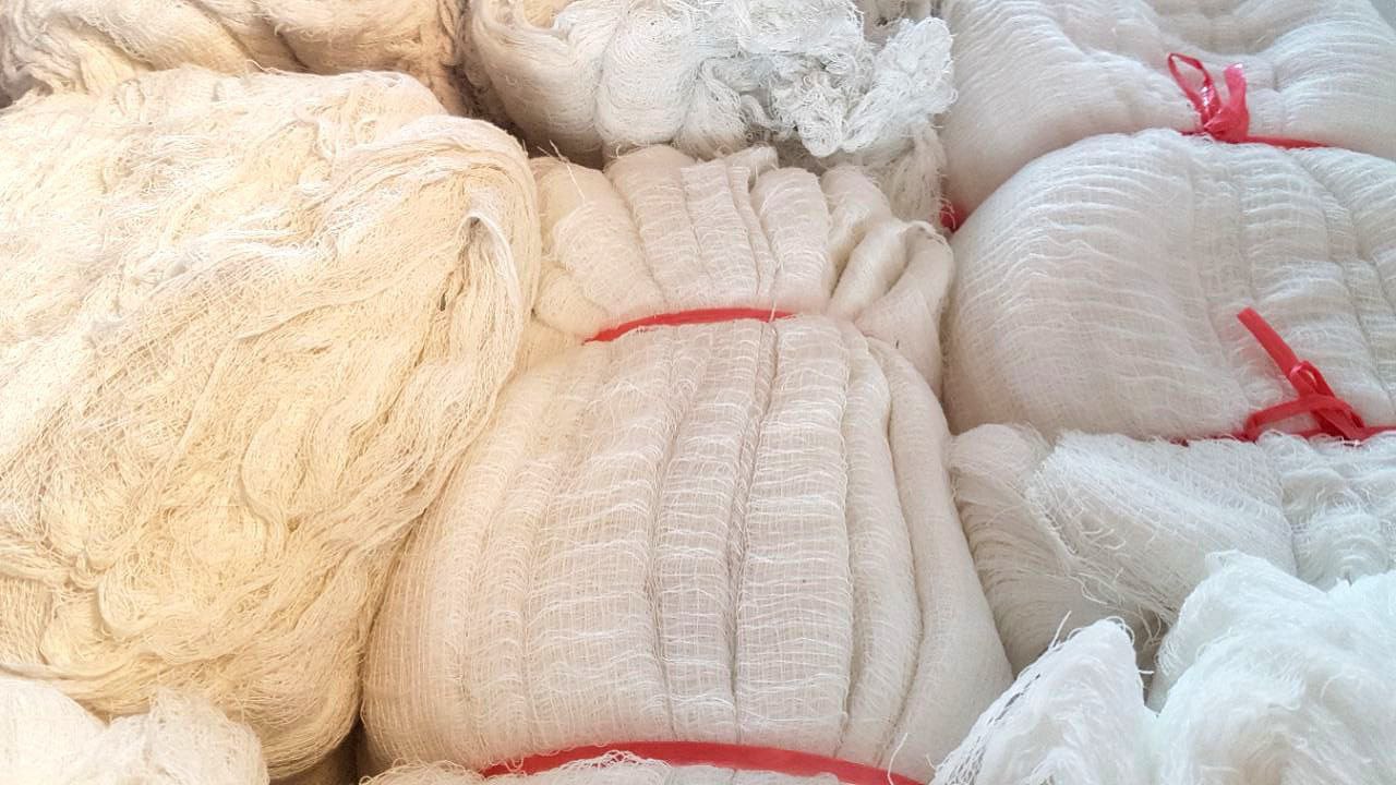 پارچه تنظیف نخ خالص رسید