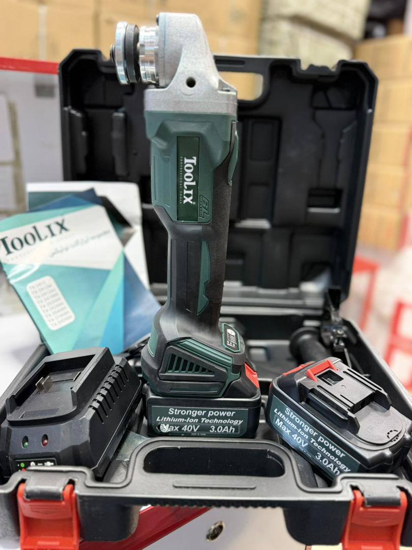 مینی فرز شارژی دوباطری تولیکس 