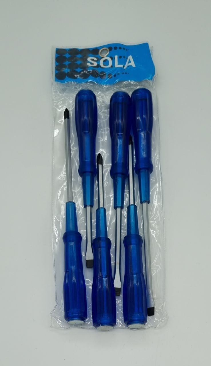 پیچ گوشتی 6 عددی ضربه ای سولا