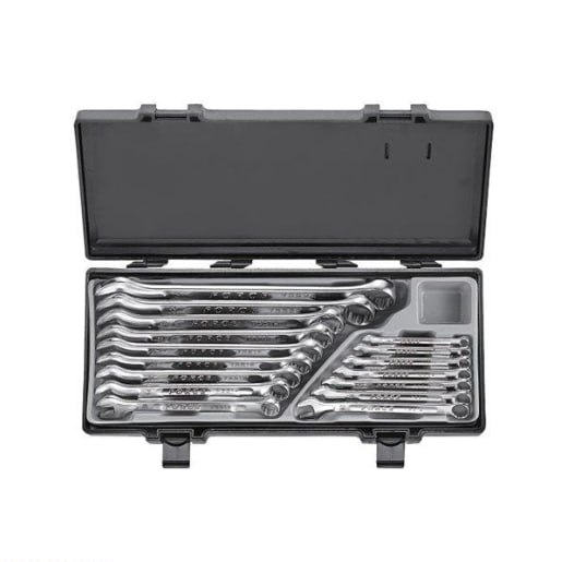 سری آچار یکسر تخت یکسر رینگ جعبه ای 16عددی ،24_6میلیمتر فورس(FORCE)