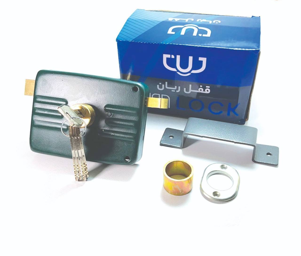 قفل حیاطی طرح ایزو با مقابل 