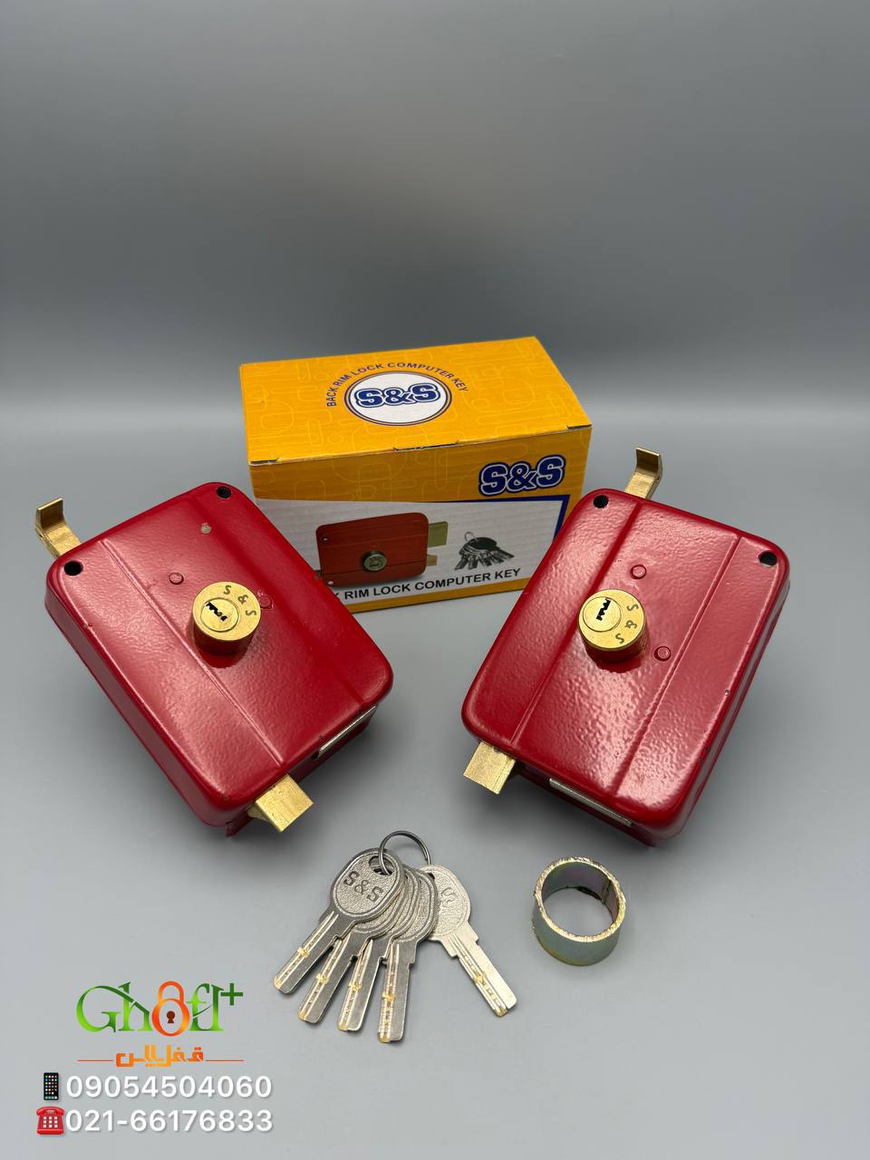  قفل حیاطی تمام برنج S S 